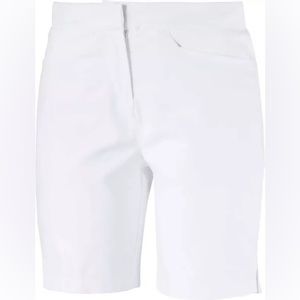 PUMA Women's Pounce Bermuda Golf Shorts -  White